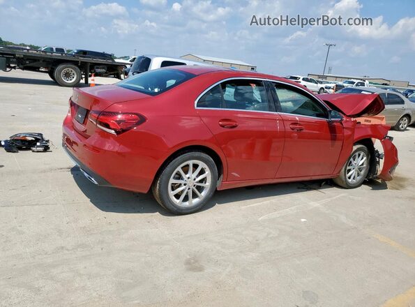 W1K3G4EB6NJ339976 2022 MERCEDES-BENZ A Burgundy 