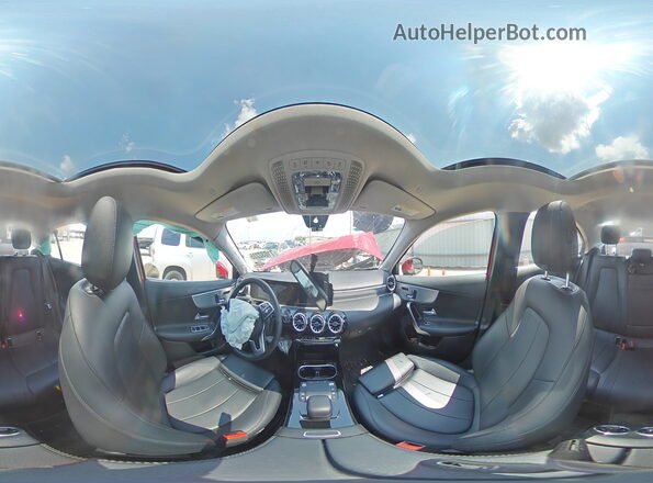 W1K3G4EB6NJ339976 2022 MERCEDES-BENZ A Burgundy 