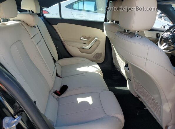 W1K3G4EB7LJ234666 2020 MERCEDES-BENZ A Black უკანა სავარძლების ხედი