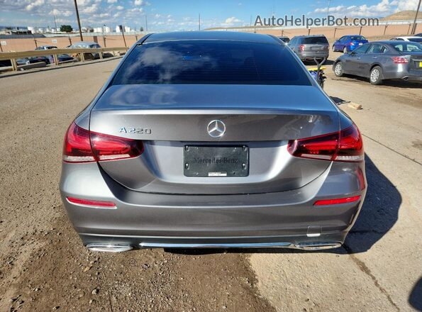 W1K3G4EB7LW044577 2020 MERCEDES-BENZ A Gray Вид ззаду