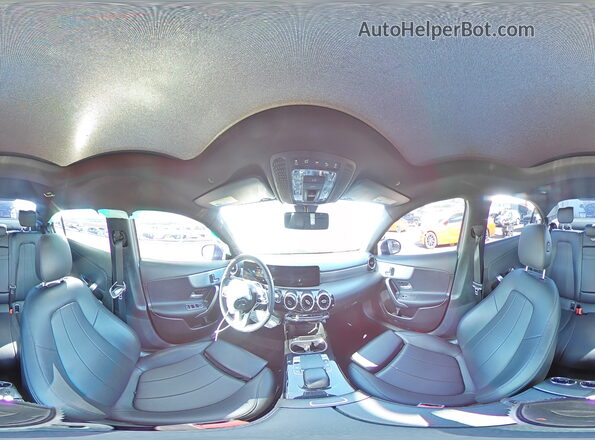W1K3G4EB7LW044577 2020 MERCEDES-BENZ A Gray Вид наклейки з VIN-кодом