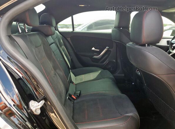 W1K3G4EB8LJ233686 2020 MERCEDES-BENZ A Black Rear seats view