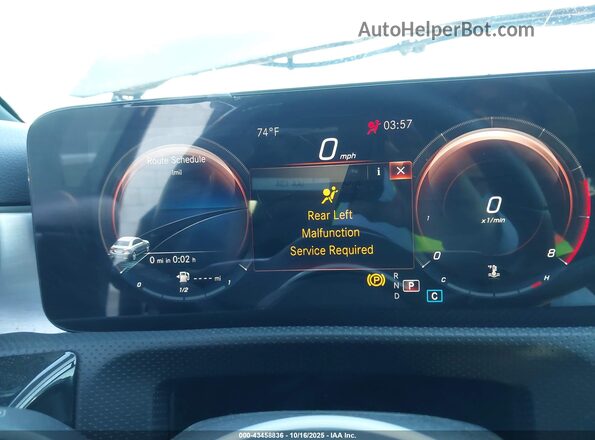 W1K3G4EBXMJ290697 2021 MERCEDES-BENZ A 220 Black Вид задніх сидінь