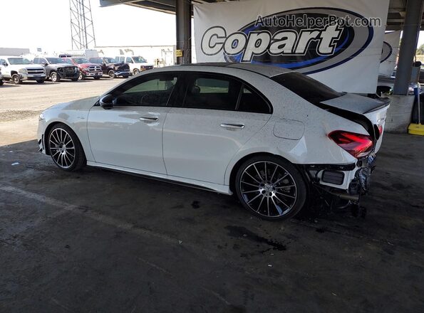 W1K3G5BB5MJ310705 2021 MERCEDES-BENZ A White Trasero izquierdo