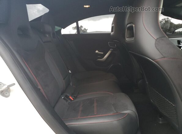 W1K5J4GB7LN096675 2020 MERCEDES-BENZ CLA-CLASS White Հետևի նստատեղերի տեսք