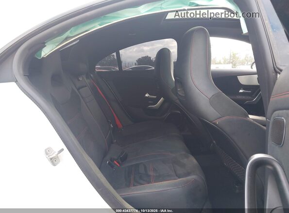 W1K5J5EB2SN512073 2025 MERCEDES-BENZ AMG CLA 45 White Widok naklejki z numerem VIN