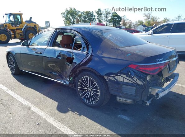 W1K6G6DB0PA218745 2023 MERCEDES-BENZ S-CLASS Синий Задняя левая четверть
