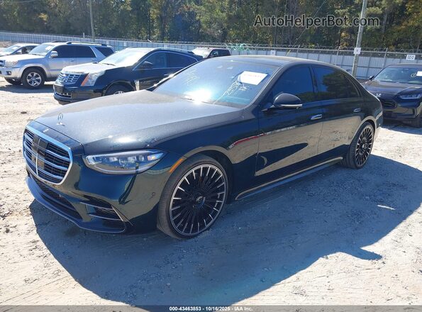 W1K6G6DB8PA213535 2023 MERCEDES-BENZ S-CLASS Green წინა მარცხენა ხედი სამი მეოთხედიდან