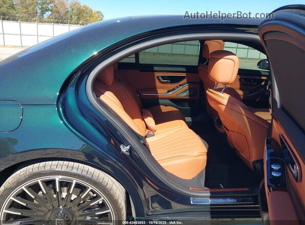 W1K6G6DB8PA213535 2023 MERCEDES-BENZ S-CLASS Green VIN კოდის სტიკერის ხედი