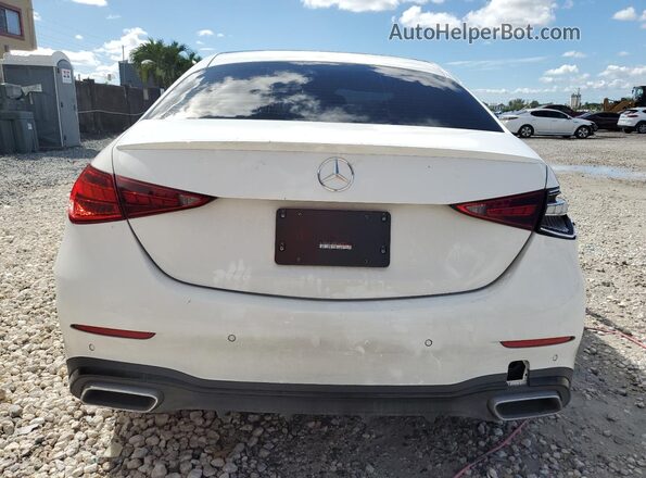 W1KAF4GB5NR042559 2022 MERCEDES-BENZ C White Vista trasera