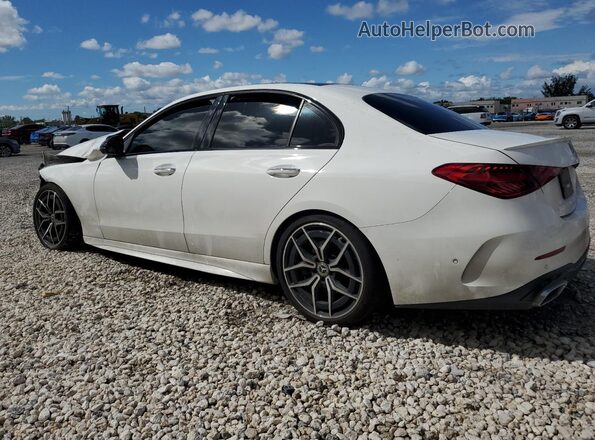 W1KAF4GB5NR042559 2022 MERCEDES-BENZ C White Trasero izquierdo