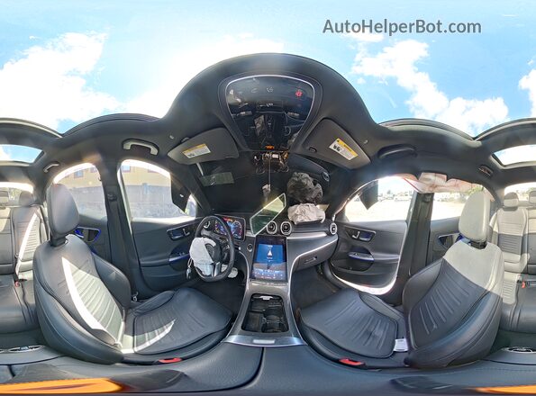 W1KAF4GB5NR042559 2022 MERCEDES-BENZ C White Vista interior de 360 grados