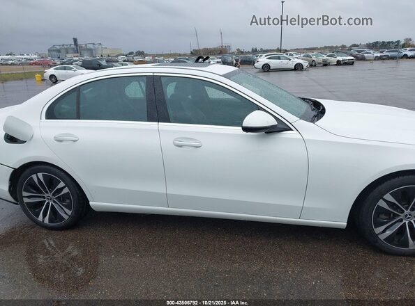 W1KAF4GBXNR019990 2022 MERCEDES-BENZ C-CLASS White Սալոնի հետևի տեսք