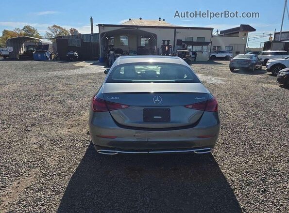 W1KAF4HB1SR252859 2025 MERCEDES-BENZ C Gray Rear view