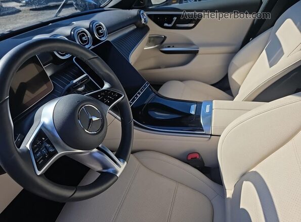 W1KAF4HB1SR252859 2025 MERCEDES-BENZ C Gray Front interior view