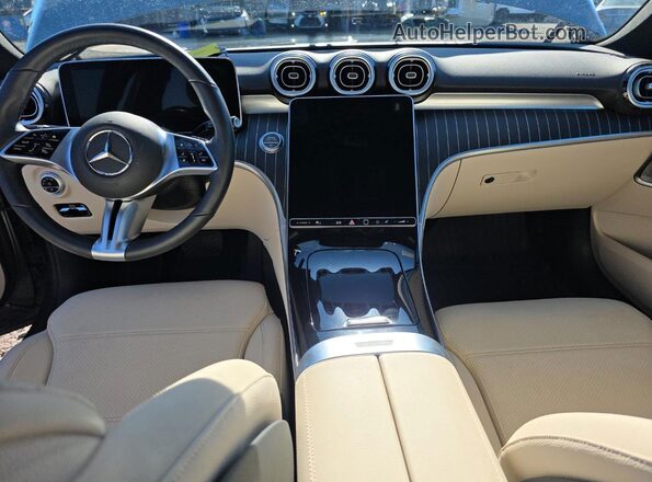 W1KAF4HB1SR252859 2025 MERCEDES-BENZ C Gray Dashboard view