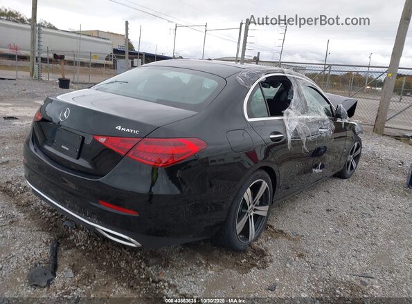 W1KAF4HB1SR281228 2025 MERCEDES-BENZ C-CLASS Black Tył prawy