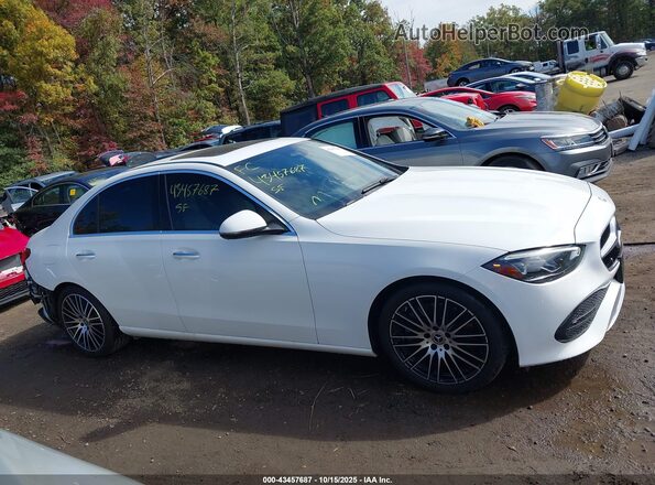W1KAF4HB2NR064825 2022 MERCEDES-BENZ C-CLASS White უკანა სალონის ხედი