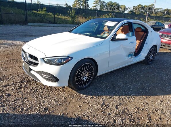 W1KAF4HB2PR075939 2023 MERCEDES-BENZ C-CLASS White Vista tres cuartos delantera izquierda
