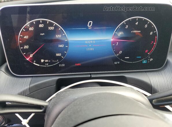 W1KAF4HB2PR146024 2023 MERCEDES-BENZ C Black ხელსაწყოთა პანელის ხედი