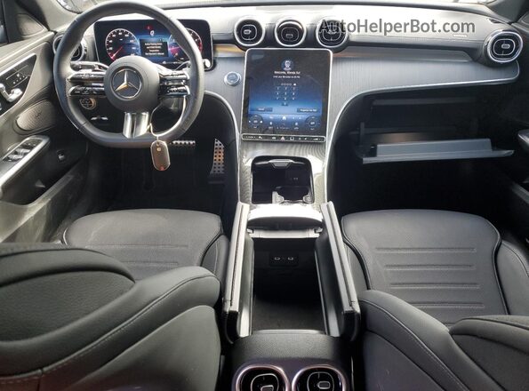 W1KAF4HB2PR146024 2023 MERCEDES-BENZ C Black წინა პანელის ხედი