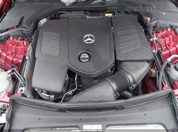 W1KAF4HB2RR202286 2024 MERCEDES-BENZ C-CLASS Красный 