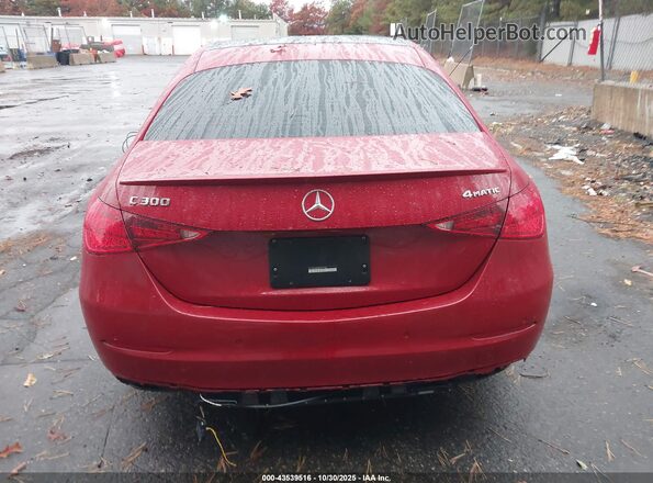 W1KAF4HB2RR202286 2024 MERCEDES-BENZ C-CLASS Красный 