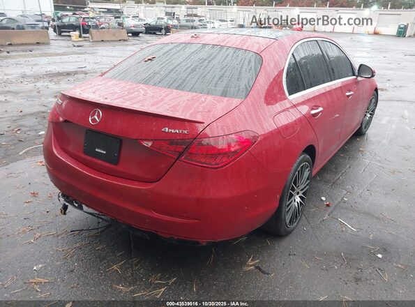 W1KAF4HB2RR202286 2024 MERCEDES-BENZ C-CLASS Красный 