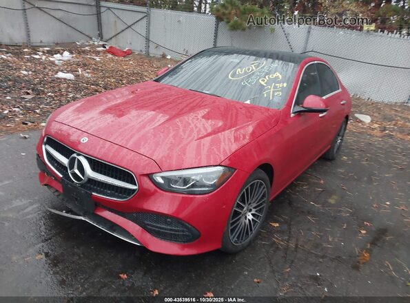 W1KAF4HB2RR202286 2024 MERCEDES-BENZ C-CLASS Красный 
