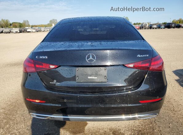 W1KAF4HB4PR082035 2023 MERCEDES-BENZ C Black უკანა ხედი