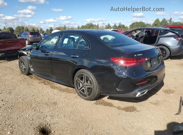 W1KAF4HB4PR108746 2023 MERCEDES-BENZ C Black უკანა მარცხენა