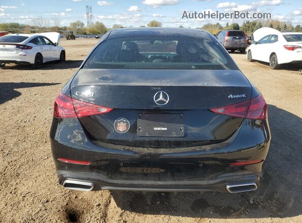 W1KAF4HB4PR108746 2023 MERCEDES-BENZ C Black უკანა ხედი