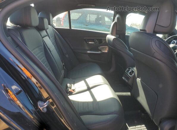 W1KAF4HB4PR108746 2023 MERCEDES-BENZ C Black უკანა სავარძლების ხედი