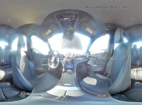 W1KAF4HB4PR108746 2023 MERCEDES-BENZ C Black სალონის 360-გრადუსიანი ხედი