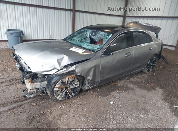 W1KAF4HB6NR044531 2022 MERCEDES-BENZ C-CLASS Серебряный Передняя левая четверть
