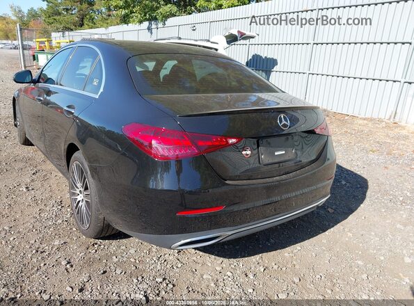 W1KAF4HB6PR092727 2023 MERCEDES-BENZ C-CLASS Черный Задняя левая четверть