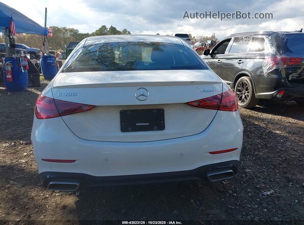 W1KAF4HB6SR241307 2025 MERCEDES-BENZ C-CLASS White 