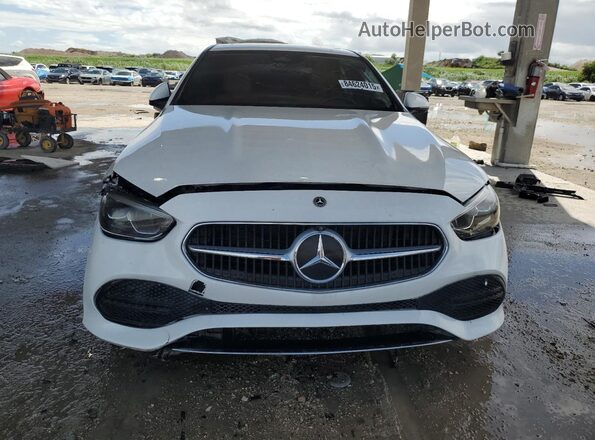 W1KAF4HB9NR061663 2022 MERCEDES-BENZ C White Вид спереду