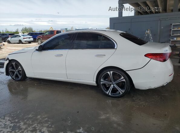 W1KAF4HB9NR061663 2022 MERCEDES-BENZ C White Задня ліва чверть