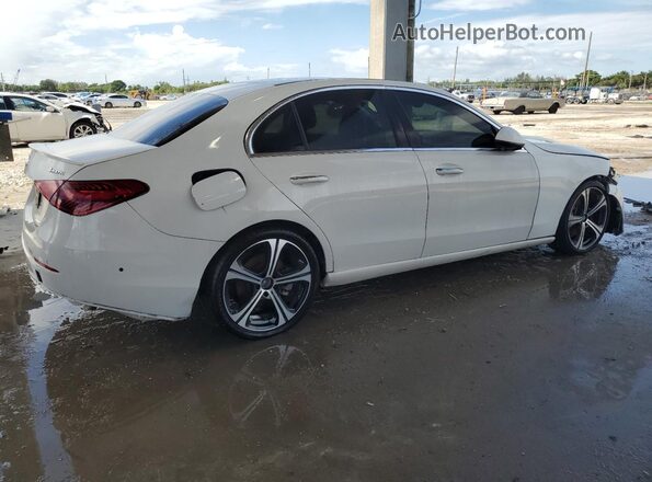 W1KAF4HB9NR061663 2022 MERCEDES-BENZ C White Задня права чверть