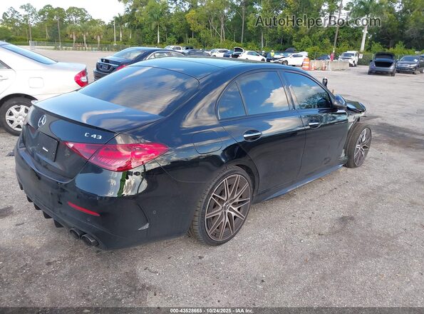 W1KAF8HB2RR203350 2024 MERCEDES-BENZ AMG C 43 Black Задня права чверть