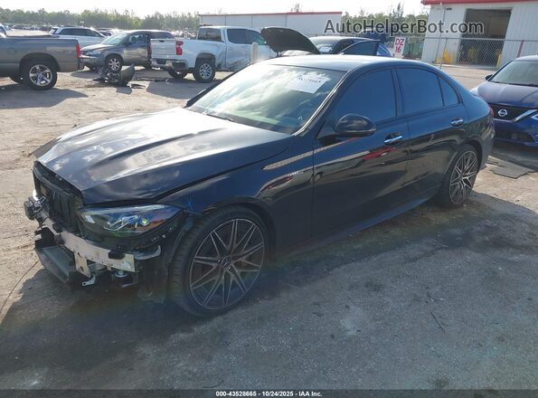 W1KAF8HB2RR203350 2024 MERCEDES-BENZ AMG C 43 Black Передня ліва чверть