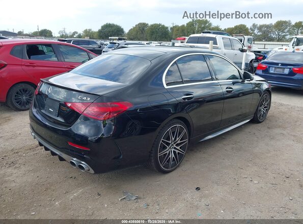 W1KAF8HB5RR174491 2024 MERCEDES-BENZ AMG C 43 Black Tył prawy