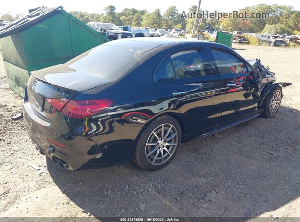 W1KAF8HB5RR220398 2024 MERCEDES-BENZ AMG C 43 Black Հետևի աջ