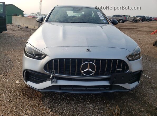W1KAF8HB7PR081758 2023 MERCEDES-BENZ C Silver Front view