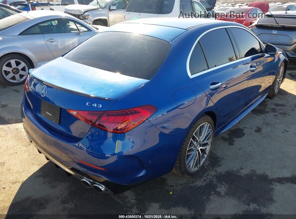 W1KAF8HB7RR160091 2024 MERCEDES-BENZ AMG C 43 Blue Rear right
