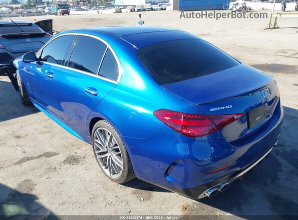 W1KAF8HB7RR160091 2024 MERCEDES-BENZ AMG C 43 Blue Rear left