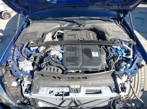 W1KAF8HB7RR160091 2024 MERCEDES-BENZ AMG C 43 Blue Rear view