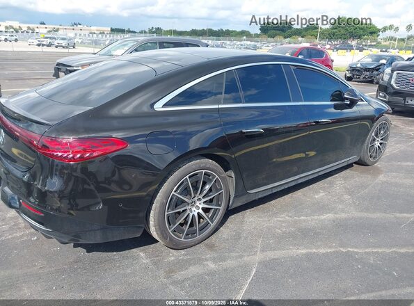 W1KCG2DB0NA005853 2022 MERCEDES-BENZ EQS 450+ Черный Задняя правая четверть