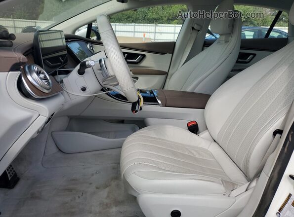 W1KCG2DB0NA006971 2022 MERCEDES-BENZ EQS White წინა სალონის ხედი